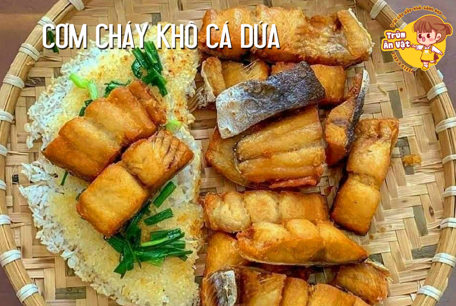 COM CHAY KHO CA DUA