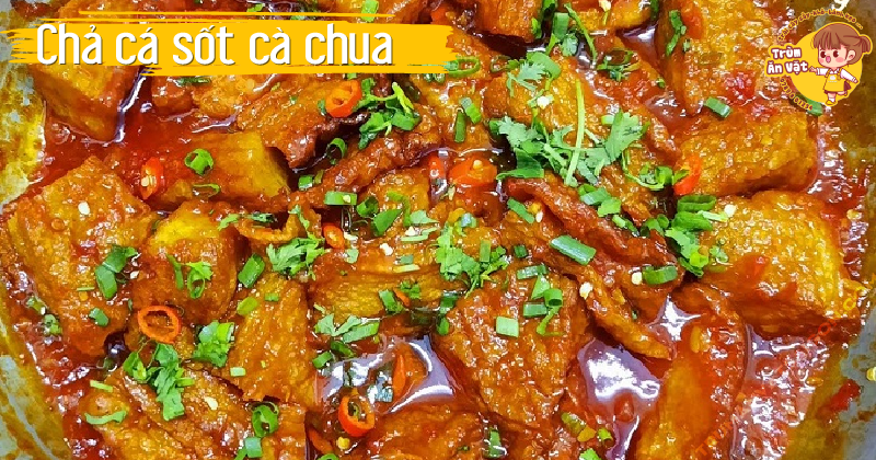 Chả cá sốt cà chua