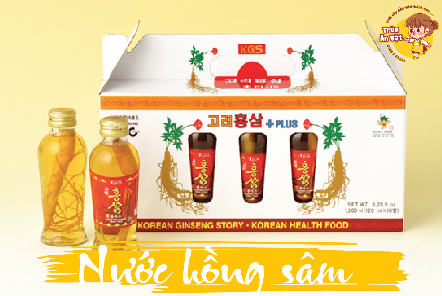 Nước uống chiết xuất hồng sâm có củ KGS Korean Red Ginseng Plus