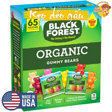 Kẹo dẻo black forest gummy bear