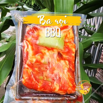 Ba rọi heo tấm ướp BBQ