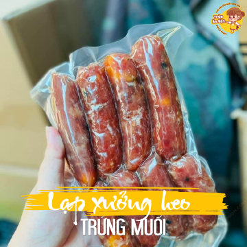 Lạp xưởng heo trứng muối