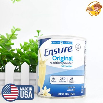 Sữa bột Ensure Original Nutrition Powder nội địa của Mỹ