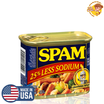 Thịt Hộp Spam Less Sodium của Mỹ