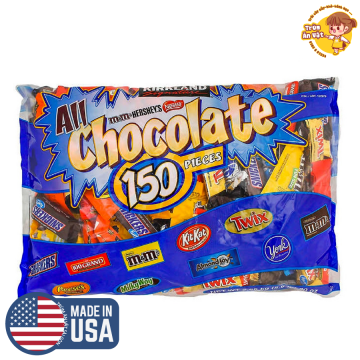 Kẹo Chocolate Hỗn Hợp 150 viên - Kirkland Chocolate USA