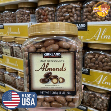 Socola Sữa Bọc Hạnh Nhân Kirkland Almonds của Mỹ