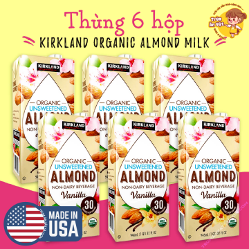 Thùng Sữa hạnh nhân Kirkland Signature Organic