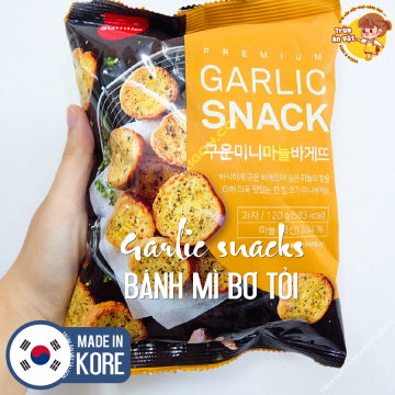 Bánh Mì Bơ Tỏi Hàn Quốc Garlic Snacks