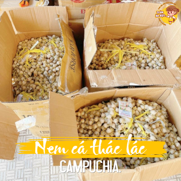 Nem cá thác lác Campuchia hàng đặc sản