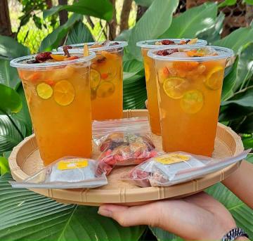 Combo 10 set trà Lipton thảo mộc giải nhiệt